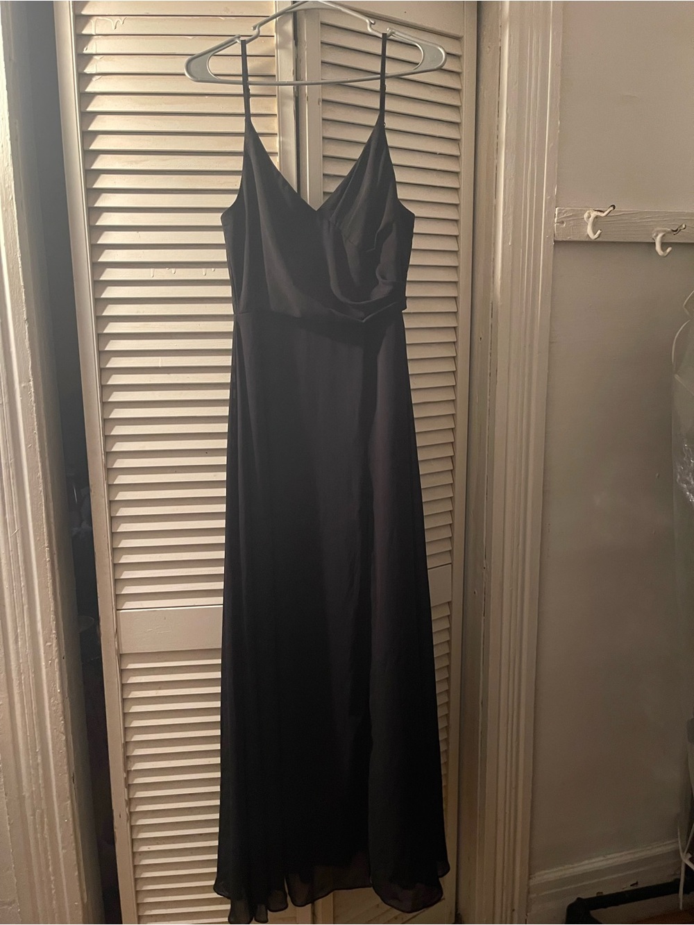 Ever Pretty Black V-Neck Spaghetti-Strap Maxi Dress